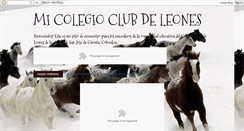 Desktop Screenshot of colegioclubdeleonessanjosedecucuta.blogspot.com