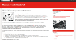 Desktop Screenshot of museumsverein-klostertal.blogspot.com