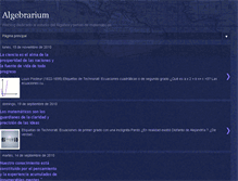 Tablet Screenshot of algebrarium.blogspot.com