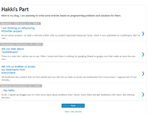 Tablet Screenshot of hakkiyilmaz.blogspot.com