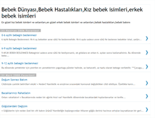 Tablet Screenshot of bebekdunyasi.blogspot.com