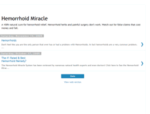 Tablet Screenshot of greg-hemorrhoidmiracle.blogspot.com