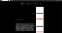 Desktop Screenshot of everythingonearth2u.blogspot.com