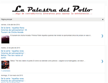 Tablet Screenshot of lapalestradelpollo.blogspot.com