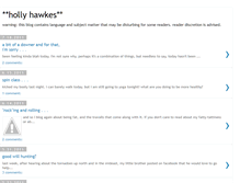 Tablet Screenshot of hollyhawkes.blogspot.com