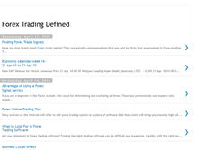 Tablet Screenshot of forextradingdefined.blogspot.com