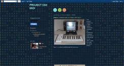 Desktop Screenshot of c64midi.blogspot.com