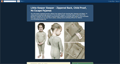 Desktop Screenshot of littlekeepersleeper.blogspot.com