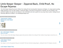 Tablet Screenshot of littlekeepersleeper.blogspot.com