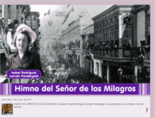 Tablet Screenshot of himnodelsenordelosmilagros.blogspot.com