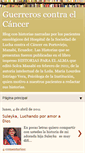 Mobile Screenshot of guerreroscontraelcncer.blogspot.com