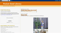 Desktop Screenshot of pocketseedlibrary.blogspot.com