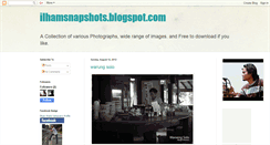 Desktop Screenshot of ilhamsnapshots.blogspot.com