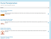 Tablet Screenshot of penerjemahan.blogspot.com