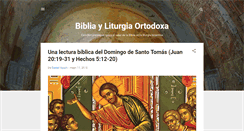 Desktop Screenshot of bibliayliturgia.blogspot.com