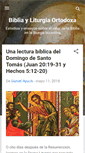 Mobile Screenshot of bibliayliturgia.blogspot.com