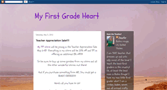 Desktop Screenshot of myfirstgradeheart.blogspot.com