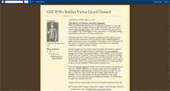 Desktop Screenshot of cefww1soldierlclemett.blogspot.com