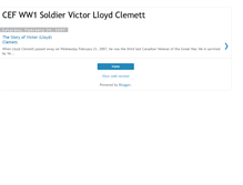 Tablet Screenshot of cefww1soldierlclemett.blogspot.com