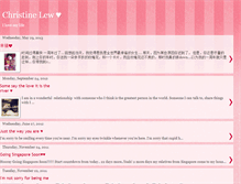 Tablet Screenshot of christine-lew-chi-shing.blogspot.com