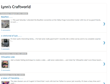 Tablet Screenshot of lynnscraftworld.blogspot.com