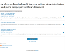 Tablet Screenshot of exalumnosmedicinaunsa.blogspot.com