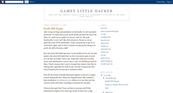 Desktop Screenshot of gameylittlehacker.blogspot.com
