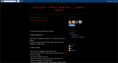 Desktop Screenshot of dissidia-online.blogspot.com