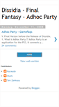 Mobile Screenshot of dissidia-online.blogspot.com
