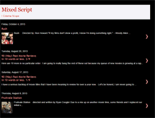 Tablet Screenshot of mixedscript.blogspot.com