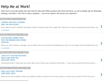 Tablet Screenshot of helpmeatwork.blogspot.com