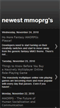 Mobile Screenshot of newestmmorpgs.blogspot.com