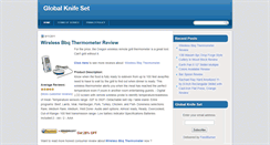 Desktop Screenshot of global-knifeset.blogspot.com