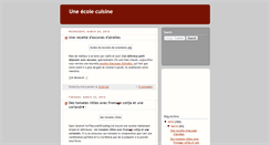 Desktop Screenshot of ounecolecuisinel.blogspot.com