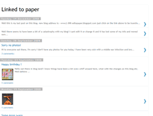 Tablet Screenshot of linkedtopaper.blogspot.com