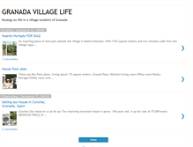 Tablet Screenshot of granadavillagelife.blogspot.com