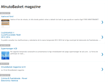 Tablet Screenshot of minutobasketmagazine.blogspot.com