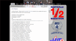 Desktop Screenshot of huntsvillehalfmarathon.blogspot.com