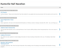 Tablet Screenshot of huntsvillehalfmarathon.blogspot.com