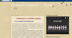 Desktop Screenshot of jrocheleconomiasolidaria.blogspot.com