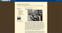 Desktop Screenshot of buffalohornranch.blogspot.com