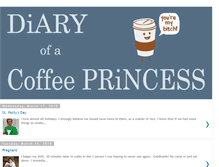 Tablet Screenshot of coffeeprincessdiaries.blogspot.com