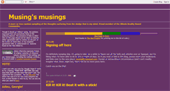 Desktop Screenshot of musing85.blogspot.com