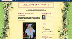 Desktop Screenshot of creaciones-virginia.blogspot.com