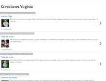 Tablet Screenshot of creaciones-virginia.blogspot.com