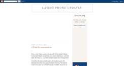 Desktop Screenshot of hotphoneupdates.blogspot.com
