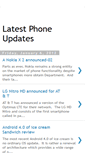 Mobile Screenshot of hotphoneupdates.blogspot.com