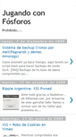Mobile Screenshot of jugandoconfosforos.blogspot.com