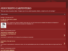 Tablet Screenshot of jesucristomasquecarpintero.blogspot.com