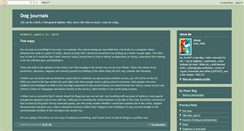 Desktop Screenshot of dogjournals.blogspot.com